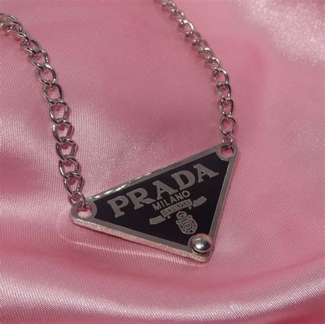 prada necklace triangle dupe|best prada triangle necklace dupe.